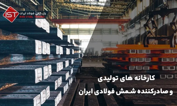 کارخانه های تولیدی و صادرکننده شمش فولادی ایران